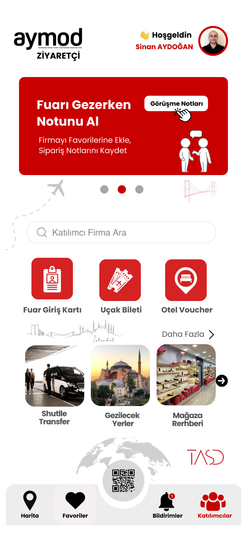 App screen